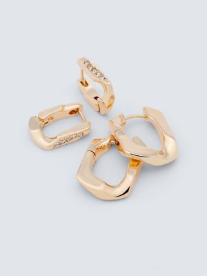 Σκουλαρίκια με διαφανεια Leger By Lena Gercke χρυσό