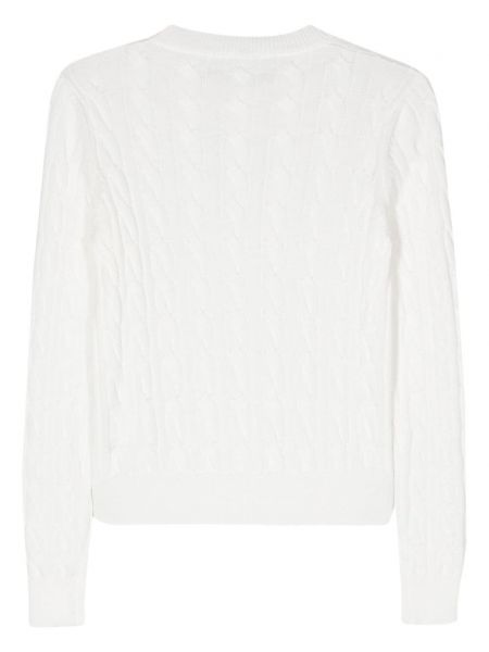Kokvilnas džemperis Aspesi balts