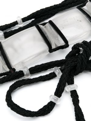Cinturón con apliques Giorgio Armani Pre-owned negro