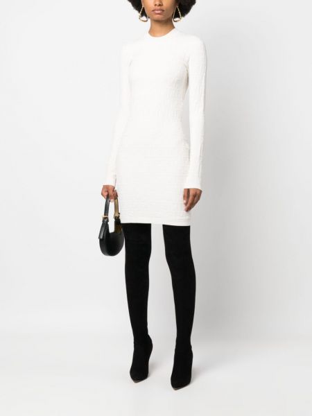 Dlouhé šaty Fendi bílé