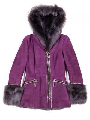Пальто Alberto Bini фиолетовое