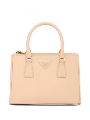 Leder shopper handtasche Prada