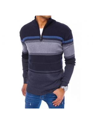 Смугастий светр Dstreet синій