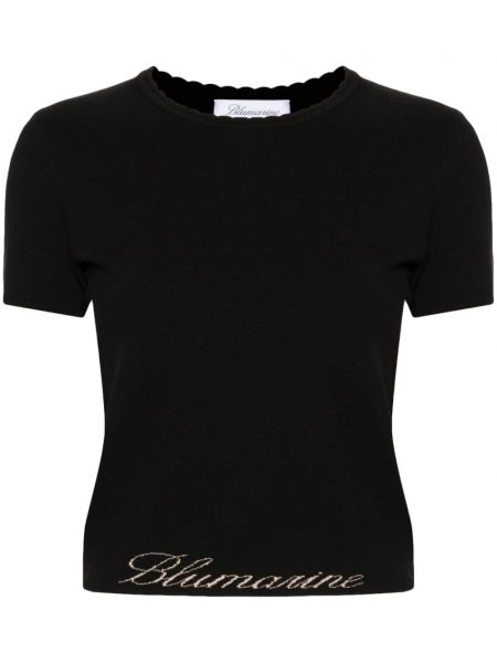 Jacquard t-shirt Blumarine sort