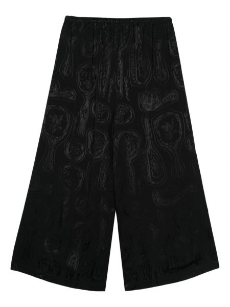 Žakárové kalhoty Bimba Y Lola černé