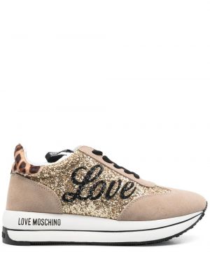 Trykt sneakers Love Moschino