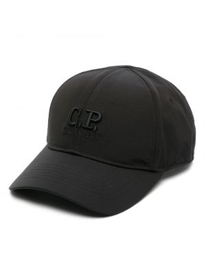 Siuvinėtas kepurė su snapeliu C.p. Company juoda