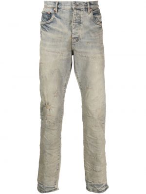 Jeans med normal passform med sliten Purple Brand