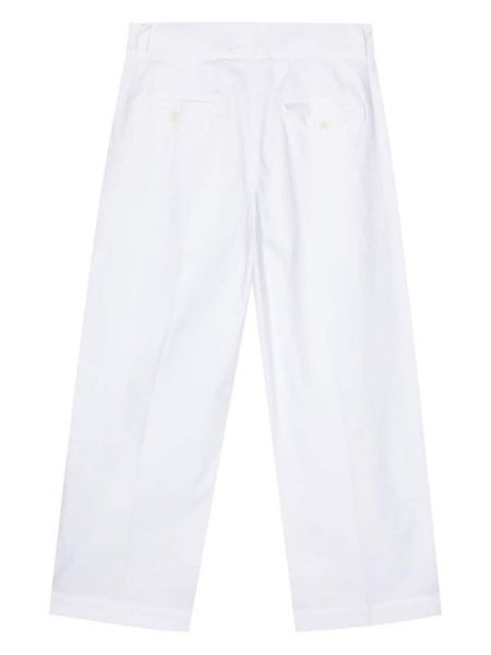 Rovné kalhoty Barena bílé