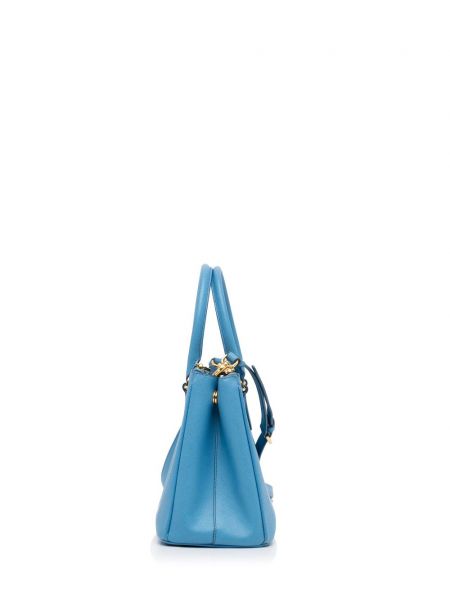 Shopper kabelka na zip Prada Pre-owned modrá