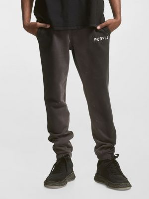 Мужские брюки-джоггеры из ткани френч терри PURPLE