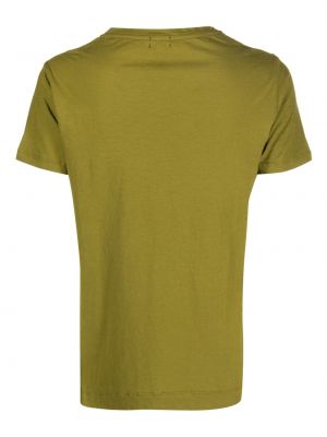 Medvilninis marškinėliai Massimo Alba žalia