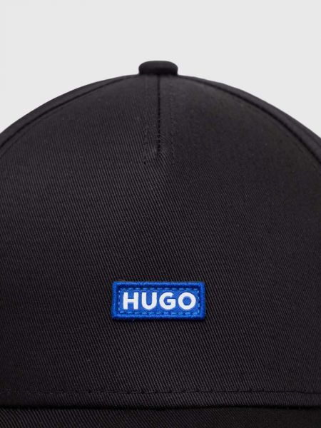 Bavlněná kšiltovka s aplikacemi Hugo Blue
