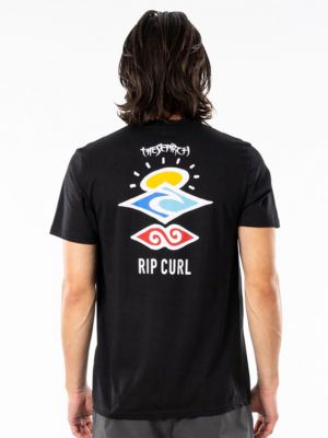 T-shirt Rip Curl schwarz