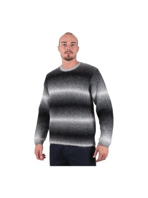 Sweter z okrągłym dekoltem Vince szary