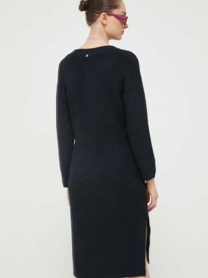 Oversized mini šaty Roxy černé