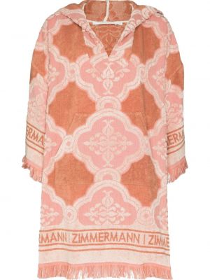 Hette frynser dress Zimmermann rosa