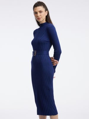 Midi šaty Orsay modrá
