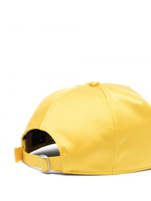 Haftowana czapka z daszkiem Etro żółta
