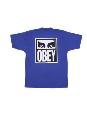 Hemd Obey blau