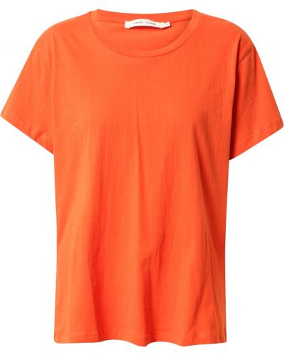 Marškinėliai Samsøe Samsøe oranžinė