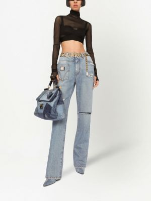Distressed straight jeans Dolce & Gabbana