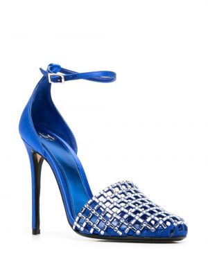 Sandales à imprimé en cristal Alevì bleu