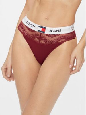 Tanga Tommy Jeans rouge