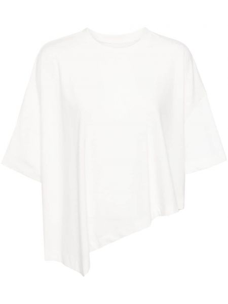 Asimetrična majica System bela