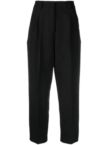 Pantalones de cintura alta Société Anonyme negro
