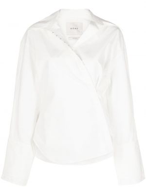 Medvilninė marškiniai Róhe balta