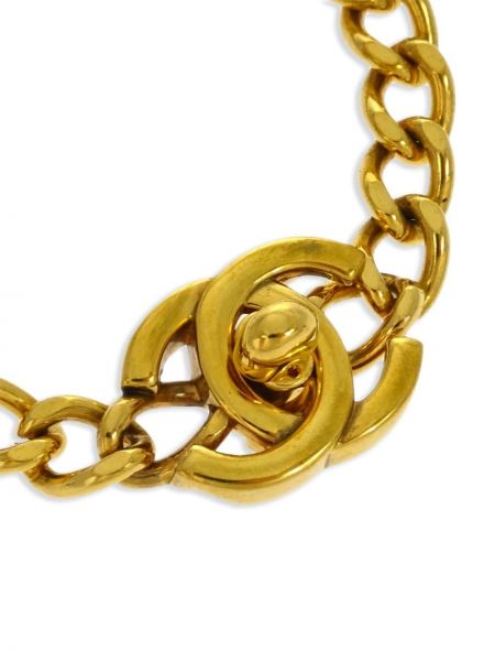 Náramek Chanel Pre-owned zlatý