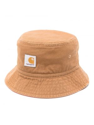 Bavlněný klobouk Carhartt Wip hnědý