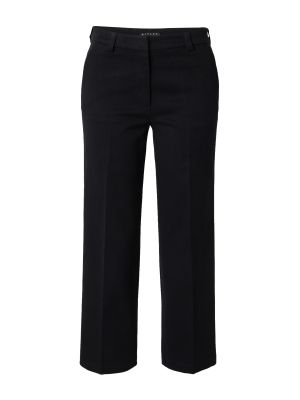 Bavlnené priliehavé nohavice Sisley čierna