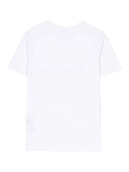 Bavlněné tričko s potiskem Ps Paul Smith bílé