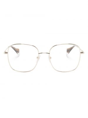 Korekciniai akiniai oversize Gigi Studios auksinė