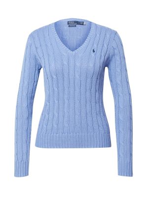 Džemper slim fit Polo Ralph Lauren plava