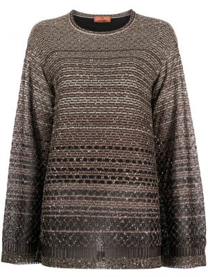 Pull à rayures col rond Missoni