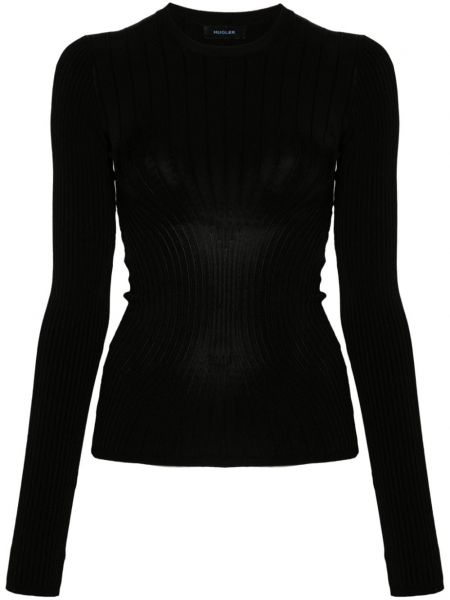 Strikket top Mugler sort