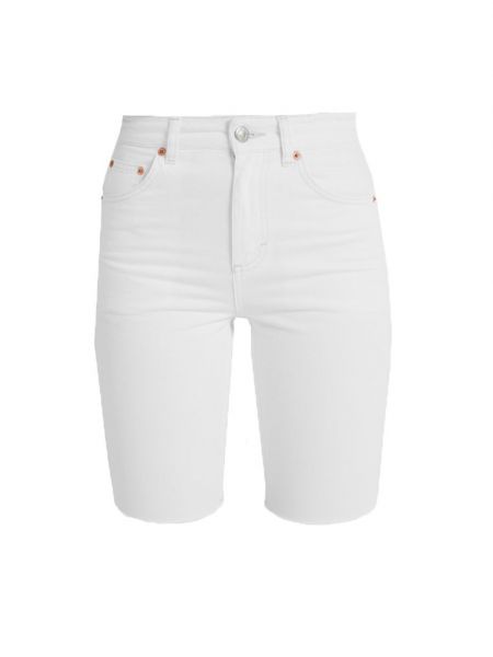 Szorty jeansowe Topshop białe