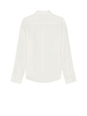 Camicia di lino slim fit Onia bianco