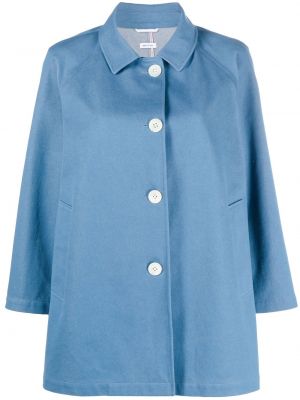 Rozšířený kabát Thom Browne modrý