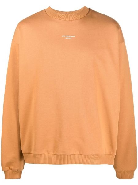 Trykt sweatshirt Drôle De Monsieur brun