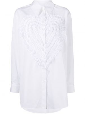 Риза със сърца Simone Rocha бяло