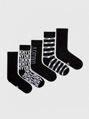 Чорапи Dkny черно