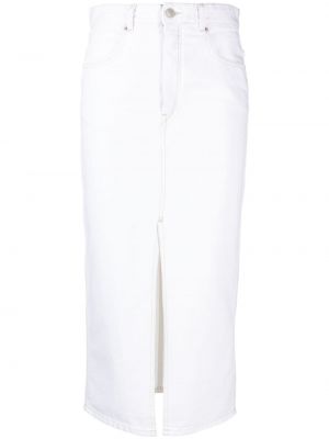 Džínová sukně Isabel Marant bílé