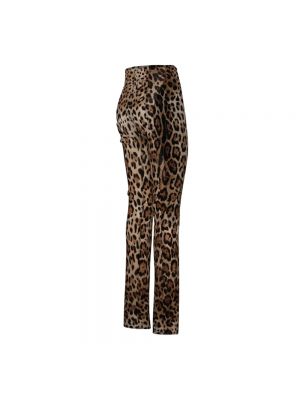 Leggings ajustados Dolce & Gabbana marrón