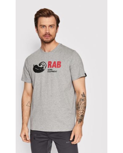 Rab Póló Stance Vintage QCB-13-GM-L Szürke Regular Fit
