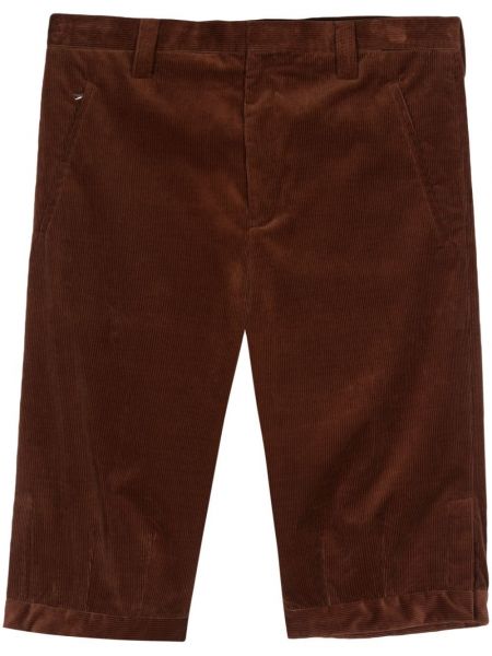 Samt bermuda kratke hlače Rier smeđa