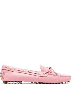 Pantofi loafer cu funde Car Shoe roz